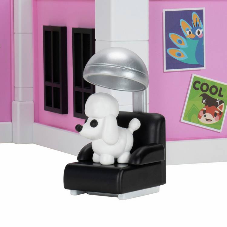 Adopt Me Pet Salon Deluxe playset with colour changing pets, imported from the UK