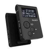 Majority Petersfield Go DAB/FM pocket radio, black, UK version