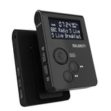 Majority Petersfield Go DAB/FM pocket radio, black, UK version