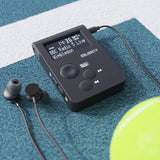 Majority Petersfield Go DAB/FM pocket radio, black, UK version