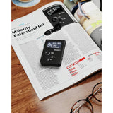 Majority Petersfield Go DAB/FM pocket radio, black, UK version