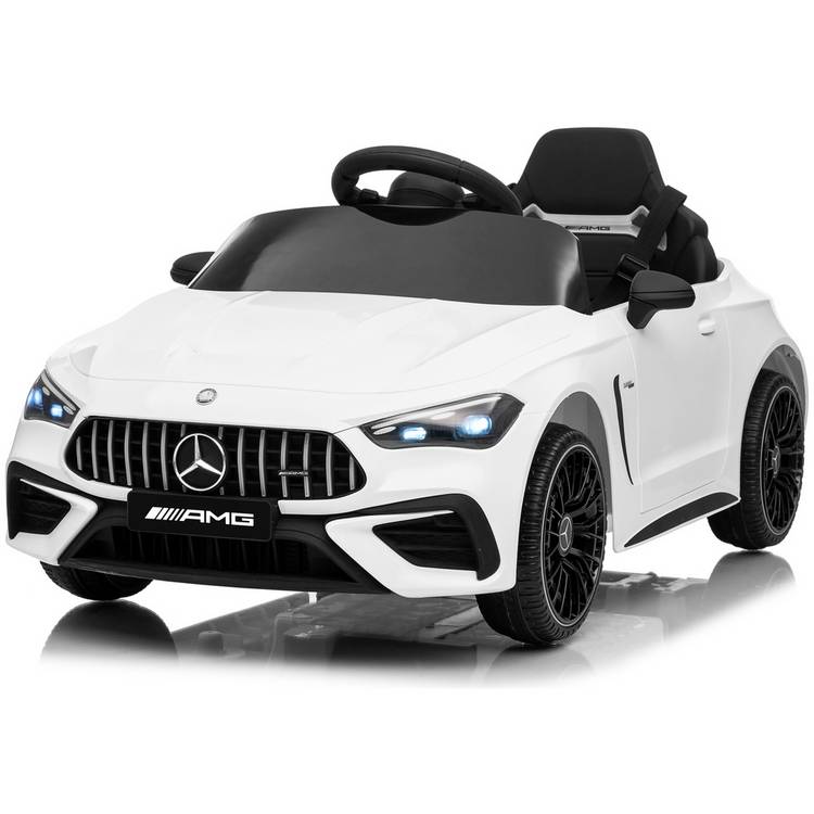 Mercedes Benz white ride on car, imported from the UK