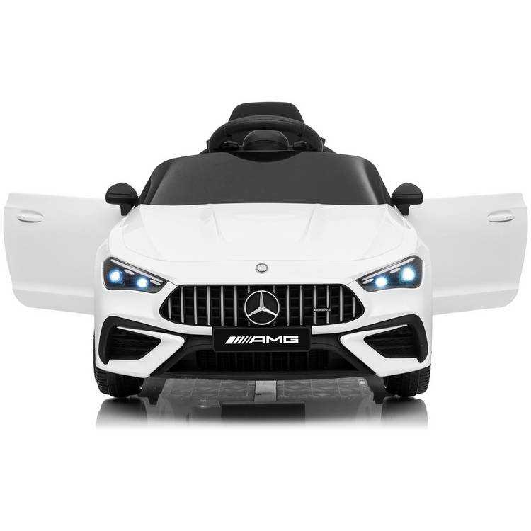 Mercedes Benz white ride on car, imported from the UK