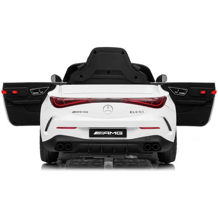Mercedes Benz white ride on car, imported from the UK