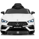Mercedes Benz white ride on car, imported from the UK