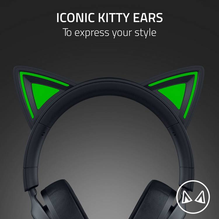 Razer Kraken Kitty V3 X wired gaming headset black, imported from the UK