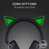Razer Kraken Kitty V3 X wired gaming headset black, imported from the UK