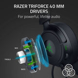 Razer Kraken Kitty V3 X wired gaming headset black, imported from the UK