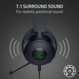 Razer Kraken Kitty V3 X wired gaming headset black, imported from the UK