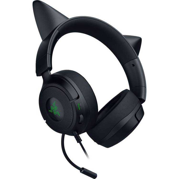 Razer Kraken Kitty V3 X wired gaming headset black, imported from the UK