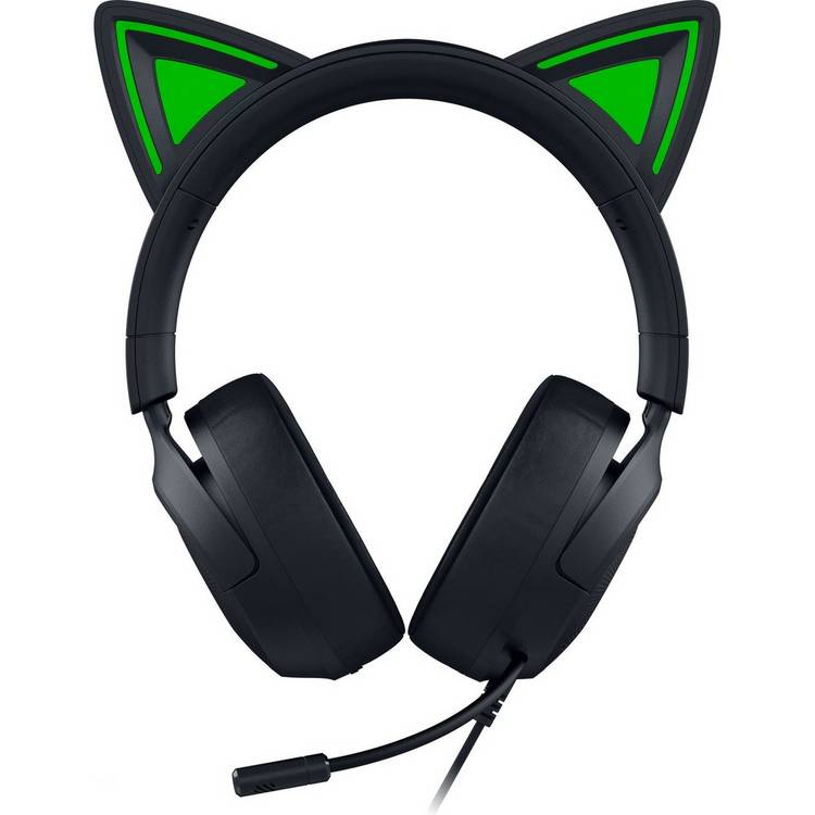 Razer Kraken Kitty V3 X wired gaming headset black, imported from the UK