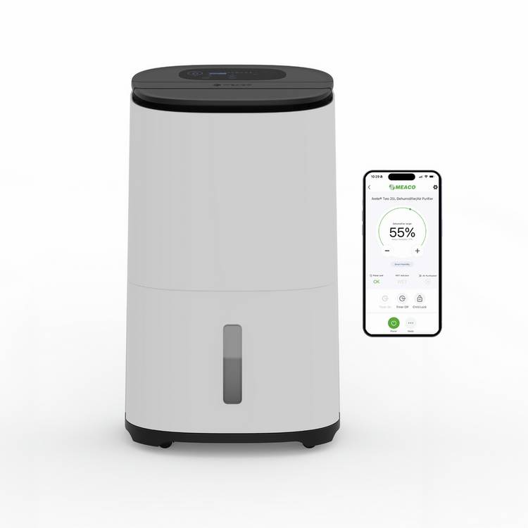 Meaco Arete Two 20L dehumidifier - British product