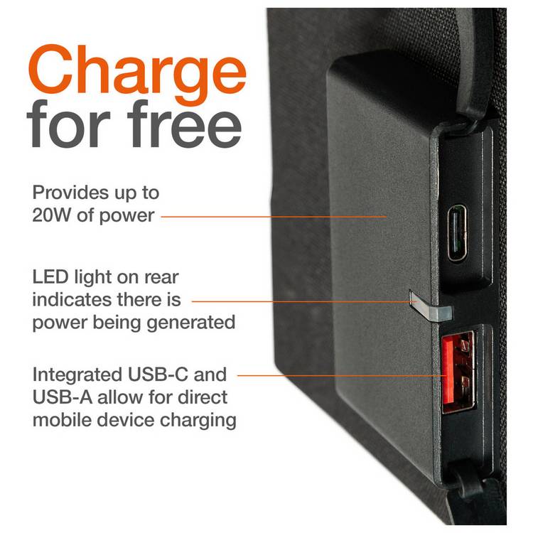 Osram 20W foldable solar panel, imported from the UK