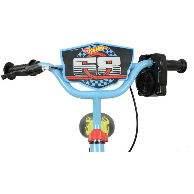 Hot Wheels 12-inch bike with revver noise maker, imported from the UK
