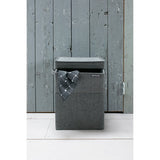 Brabantia grey black stackable laundry container box 35L - British product