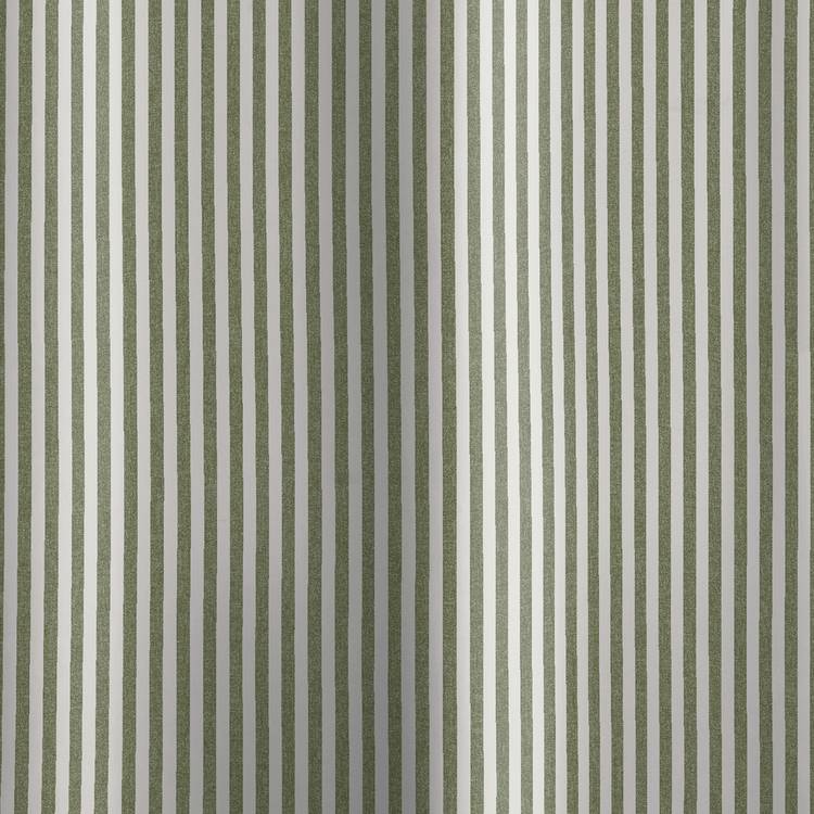 Catherine Lansfield green stripe shower curtain 180cm (British brand)