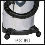 Einhell wet and dry vacuum cleaner TC-VC 1815 S 15L, imported from the UK