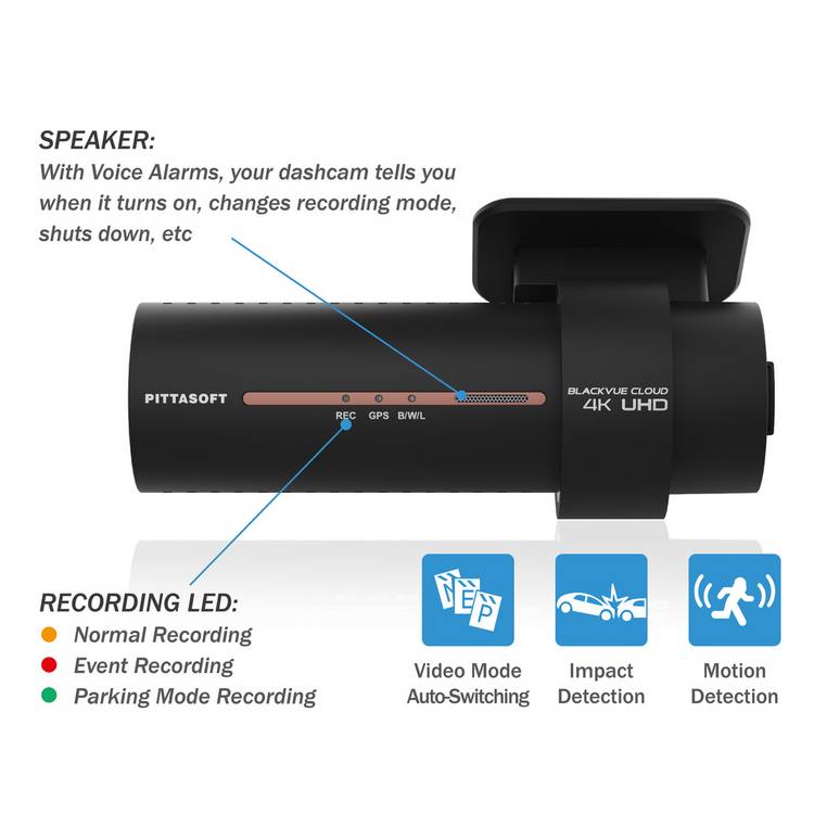 BlackVue DR970X-2CH PLUS dash camera (British brand)