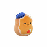 Squishmallows Ennui Frenchtoast Beret soft toy 7.5inch, imported from the UK
