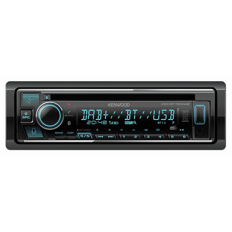 Kenwood KDC-BT760DAB DAB car radio with Bluetooth, UK version