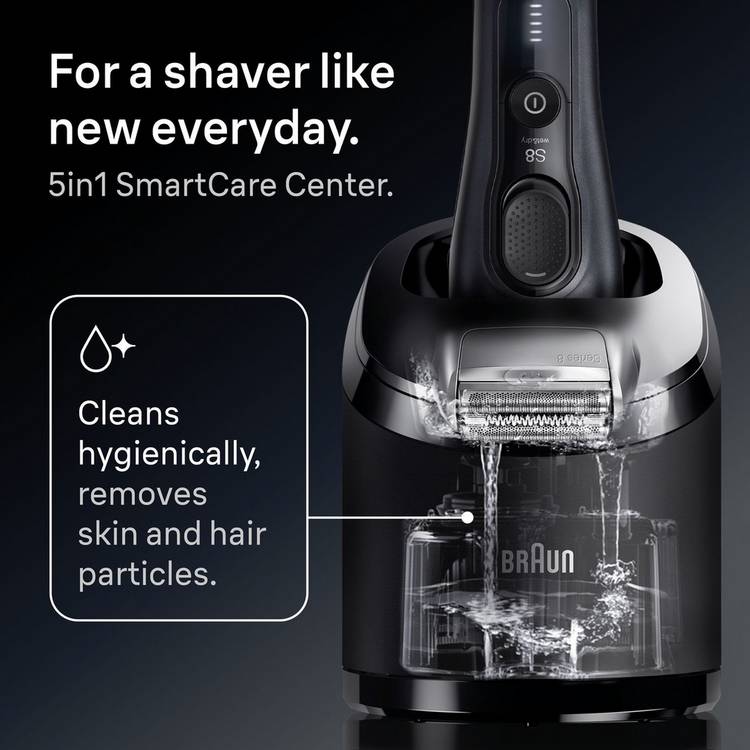 Braun Series 8 electric shaver (British brand)