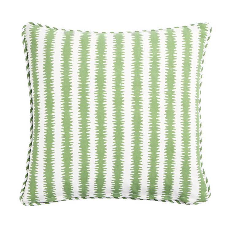 Argos Home cushion blue green striped 43x43cm, imported from the UK