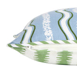 Argos Home cushion blue green striped 43x43cm, imported from the UK