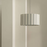 Habitat striped natural easy fit lampshade 45cm, UK version