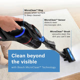 Bosch Unlimited 10 MicroClean cordless vacuum cleaner, UK version