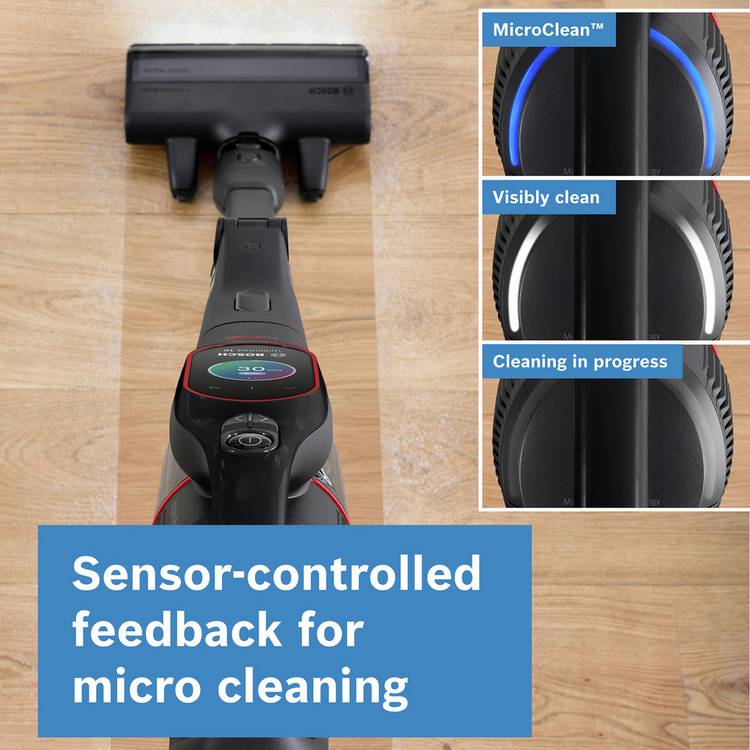 Bosch Unlimited 10 MicroClean cordless vacuum cleaner, UK version