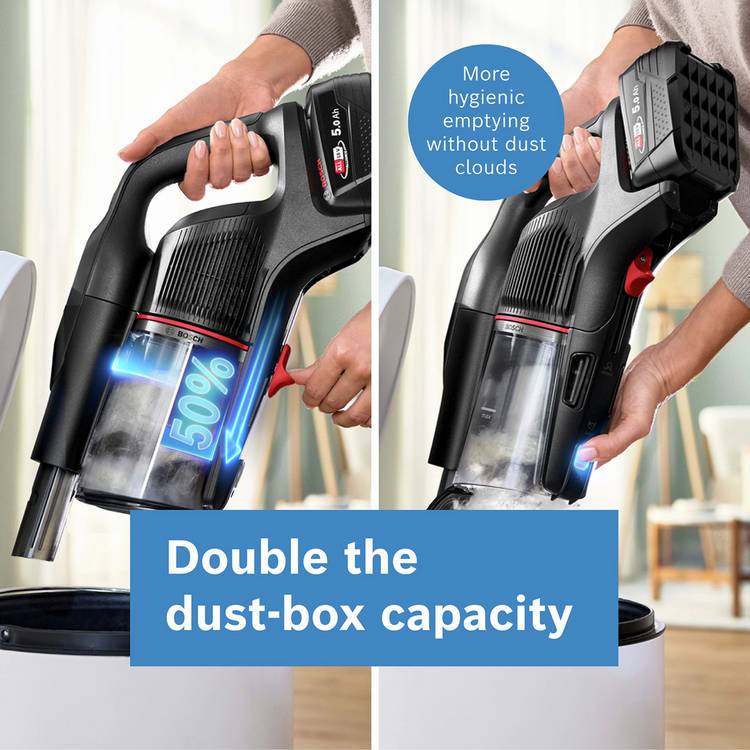 Bosch Unlimited 10 MicroClean cordless vacuum cleaner, UK version