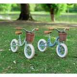 Huffy vintage balance bike matte green 10 inch, UK version