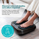 Homedics Foot Flow Booster with vibration heat, imported from the UK