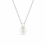 Swarovski Matrix pearl pendant necklace with adjustable chain - British product