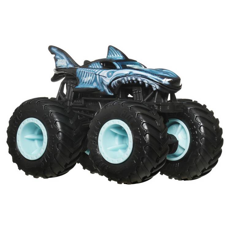 Hot Wheels Monster Trucks 4-pack 1:64 scale, imported from the UK