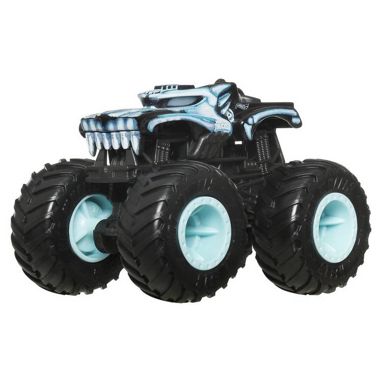 Hot Wheels Monster Trucks 4-pack 1:64 scale, imported from the UK