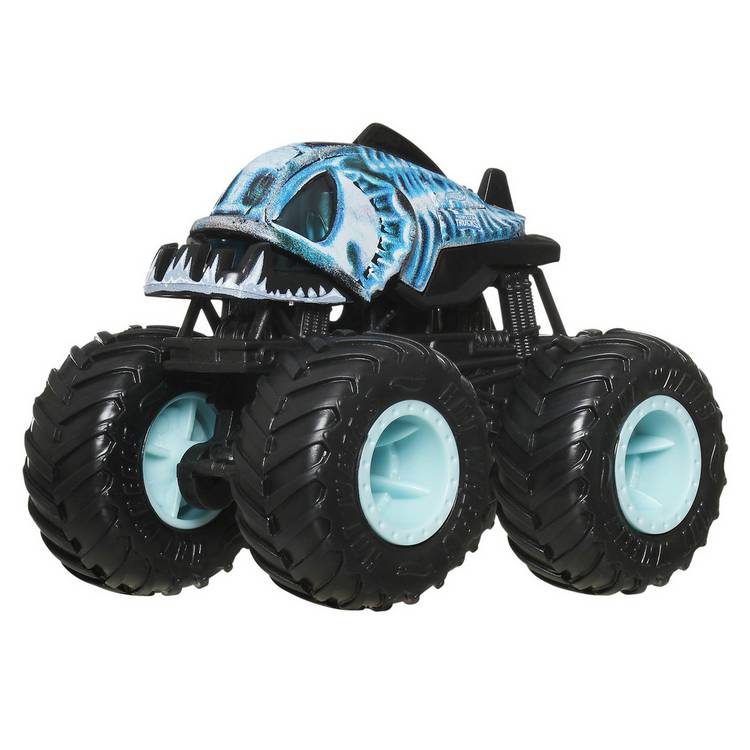 Hot Wheels Monster Trucks 4-pack 1:64 scale, imported from the UK