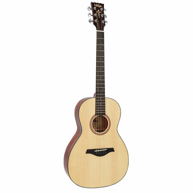 Vintage acoustic guitar natural finish - British product