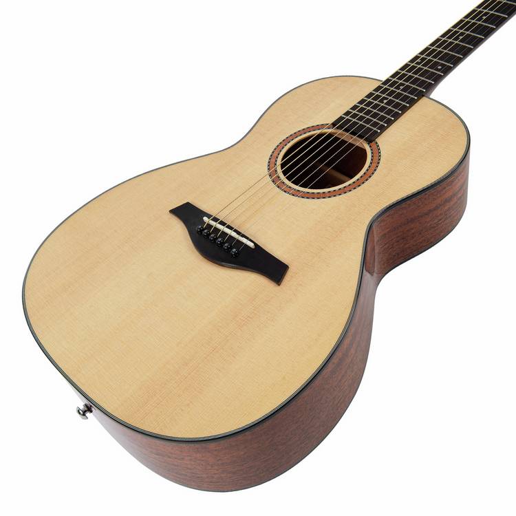 Vintage acoustic guitar natural finish - British product