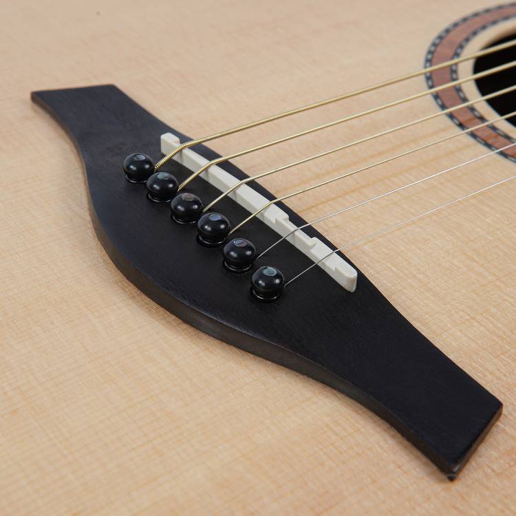 Vintage acoustic guitar natural finish - British product