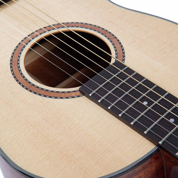 Vintage acoustic guitar natural finish - British product