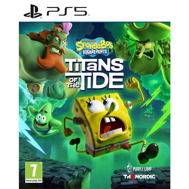 SpongeBob SquarePants PS5 game Titans of the Tide, imported from the UK