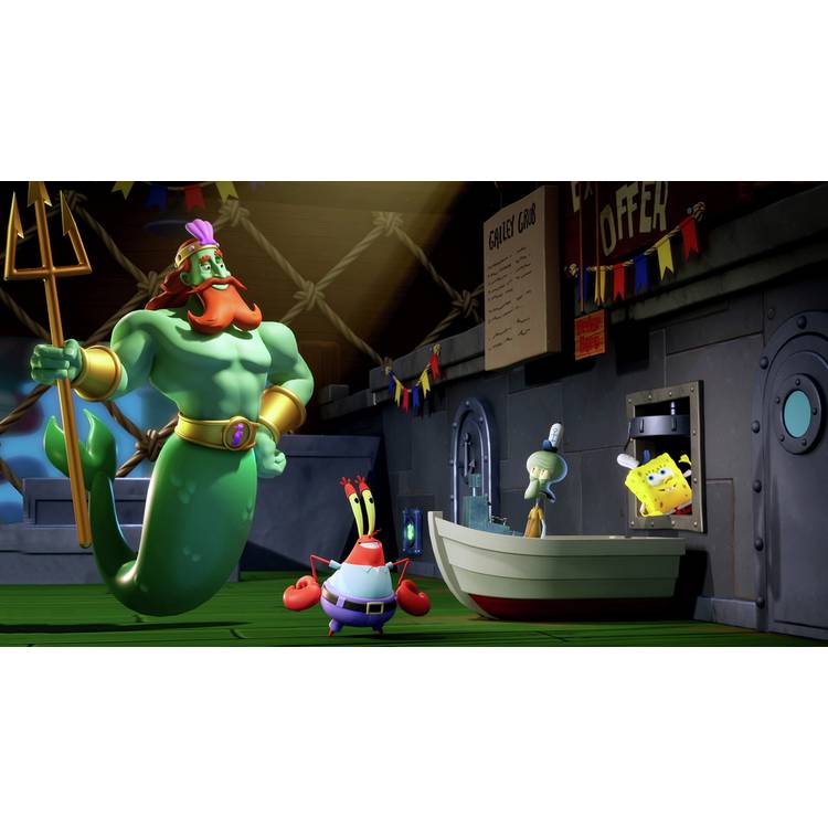 SpongeBob SquarePants PS5 game Titans of the Tide, imported from the UK