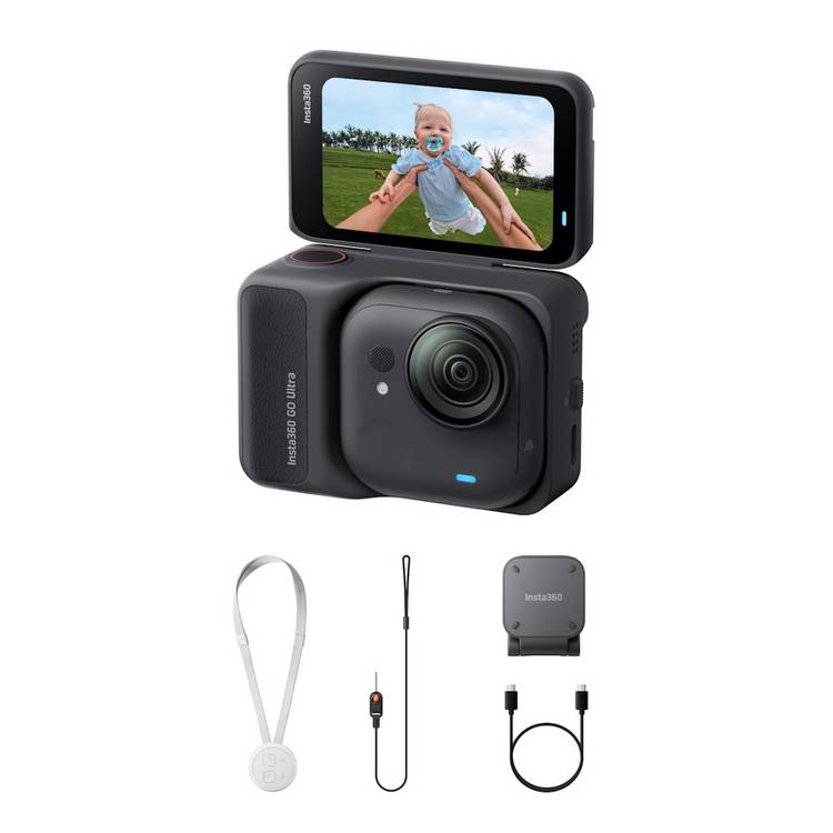 Insta360 GO Ultra action camera black (British brand)