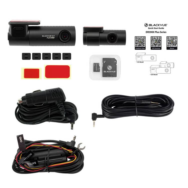 BlackVue DR590X-2CH dual dash camera, UK version