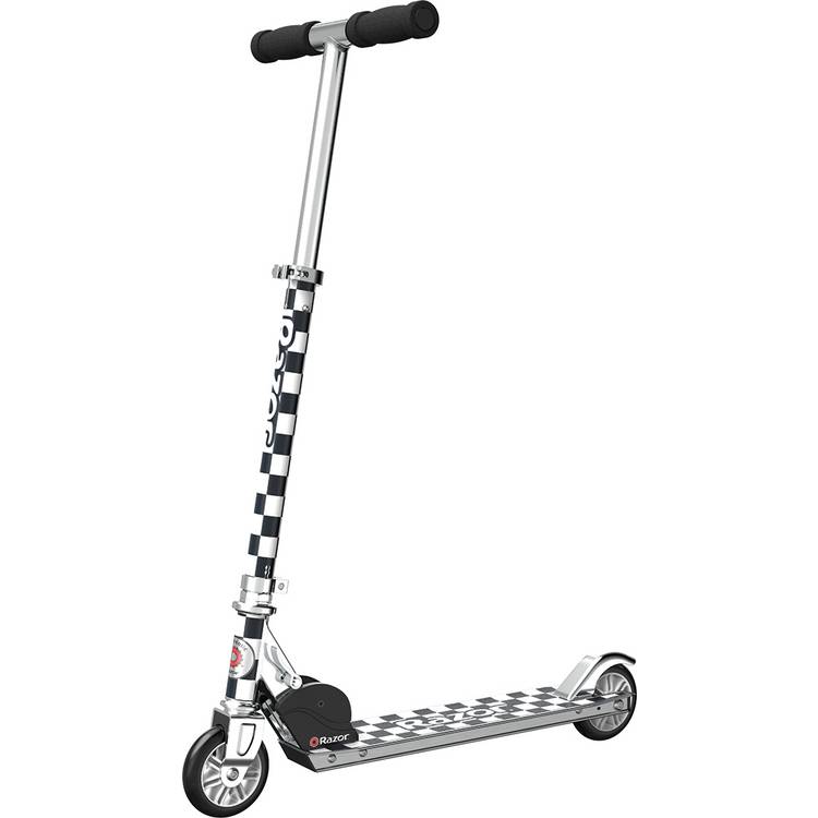 Razor Special Edition Checked Out folding kids scooter, UK version