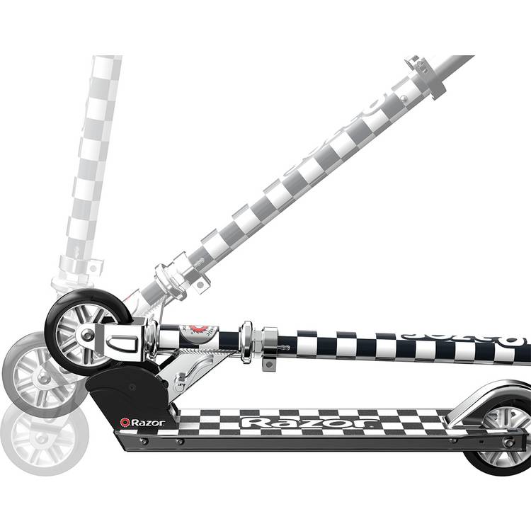 Razor Special Edition Checked Out folding kids scooter, UK version