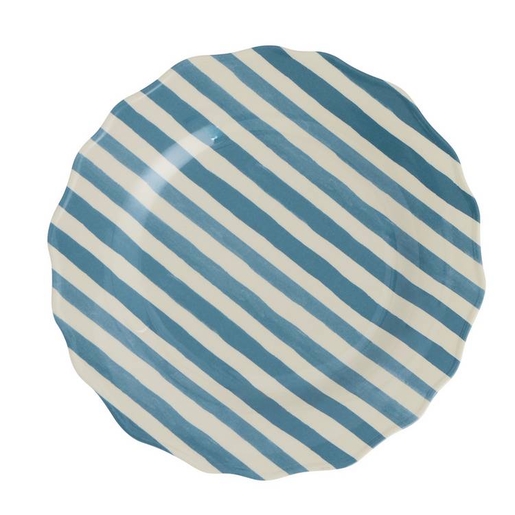 Argos Home melamine dinner plates blue set of 4 27cm (British brand)