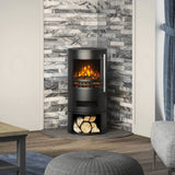 Be Modern Tunstall electric stove with log store - British product