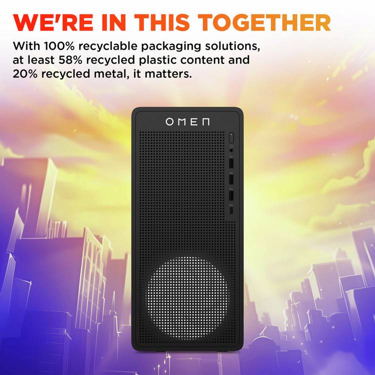 HP Omen gaming desktop TG03-0006na, UK version